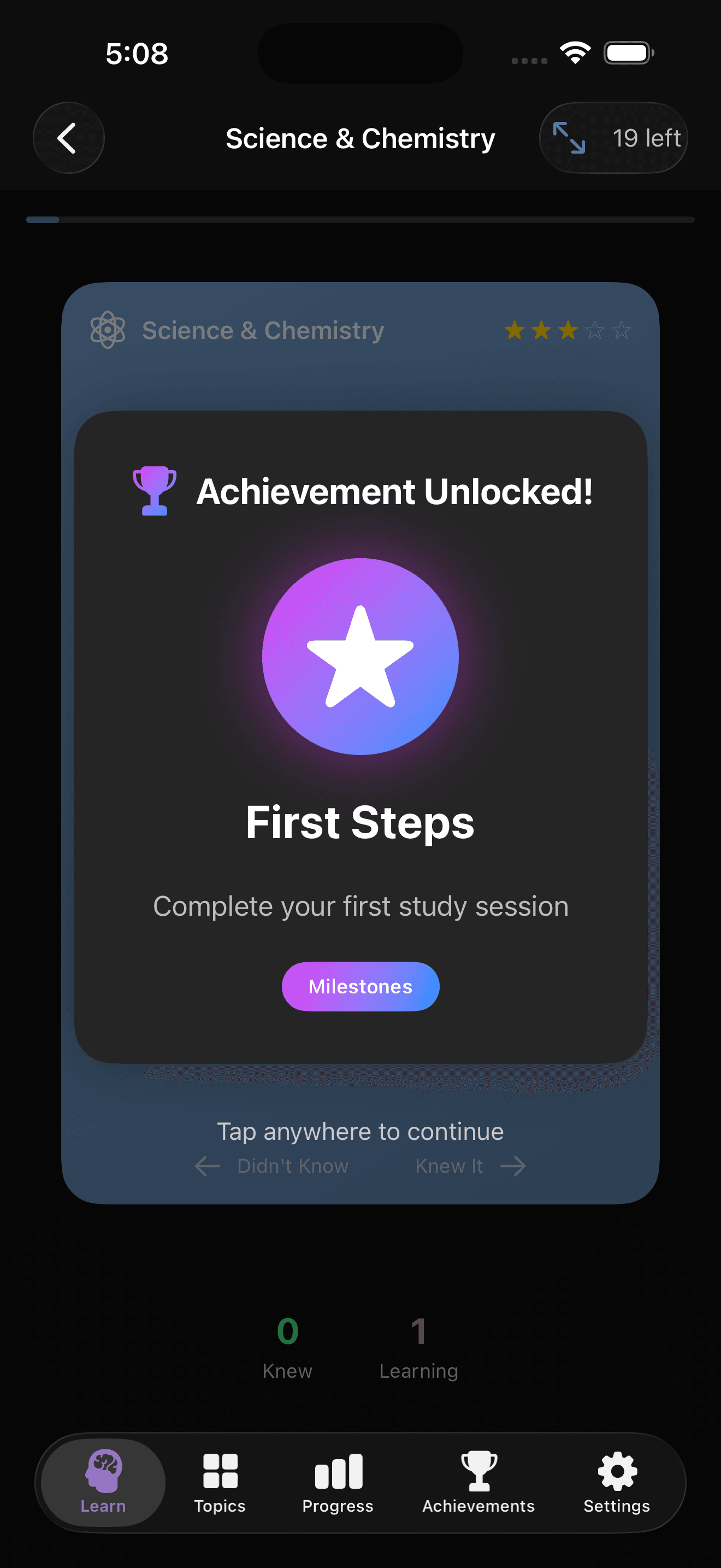 Earn Achievements